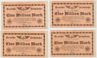 Németország / Weimari Köztársaság / Birodalmi Vasút / Berlin 1923. 1.000.000M (10x) T:III
Germany /...
