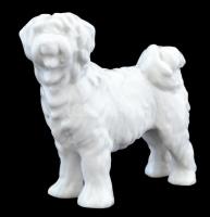 Herendi kuvasz, fehér mázas, jelzett, hibátlan, m:12 cm, h:14 cm