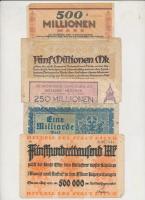 Németország / Weimari Köztársaság 1918-1923. 10db klf szükségpénz T:vegyes
Germany / Weimar Republi...