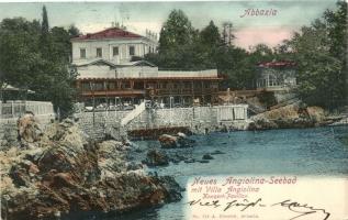 Abbazia, Neues Angiolina Seebad, Villa Angiolina, Konzert Pavillon / villa, concert pavilion