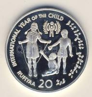 Maldiv Szigetek 1979. 20R Ag "Gyermekév" T:PP R!