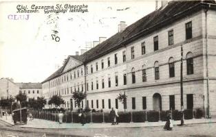 Kolozsvár, Cluj; Gyalogsági laktanya / Infantry barracks, &#039;Kolozsvár visszatért&#039; So. Stpl. (b)