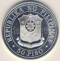 Fülöp Szigetek 1974. 50P Ag "Gyermekév" T:PP R!