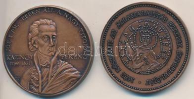 Gáti Gábor (1937-) 1989. "MÉE XIX. Vándorgyűlése Sátoraljaújhely - Kazinczy Ferenc" Br eml...