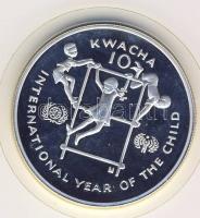 Zambia 1980. 10KW Ag "Gyermekév" T:PP Csak 12000db! R!