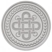 Ifj. Szlávics László (1959-) DN "Szent Korona" Ag emlékérem, részben aranyozott, tanúsítvá...