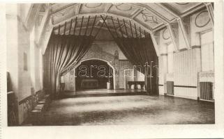 Kolozsvár, Cluj; Marianum, belső, díszterem; Joánovics Testvérek fényképészek / girl school interior