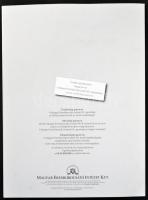 Fritz Mihály (1947-) 2013. "Kölcsey Ferenc Himnusza 190 éves" ezüstözött Cu emlékérem, tan...