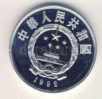 Kínai N.K. 1992. 10Y Ag "Téli Olimpia- sielő" T:PP Csak 7500db! RR!!