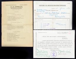 1926-1941 a Magyar Cserkészszövetség Országos Központjának 8. sz. körlevele + 2 db, a 911. sz. Szent Imre cserkészcsapathoz kapcsolódó okmány