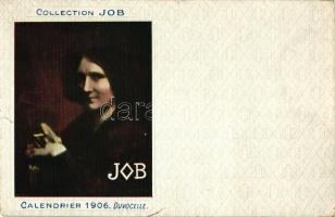 &#039;Collection JOB, Calendrier 1906.&#039; / calendar advertisment, s: Duvocelle (b)