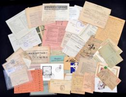 Nagy vegyes cserkész tétel: jelentkezési lap, egyéb okmányok, újság, levelezőlapok, üdvözlőkártyák, ...