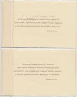 2000. 2000Ft "Millennium" (2x) sorszámkövetők, mindkettő eredeti bontatlan csomagolásban T...