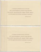 2000. 2000Ft "Millennium" (4x) sorszámkövetők, mind eredeti bontatlan csomagolásban T:I