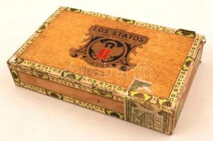 Los Statos de Luxe szivaros fadoboz, 15x24x4cm/ Los Statos de Luxe wooden cigar boxes, 15x24x4cm