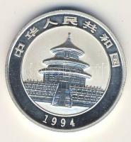 Kínai N.K. 1994. 5Y Ag "Panda mackó" T:PP