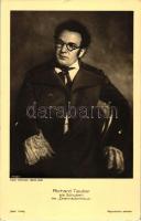 Richard Tauber, Austrian tenor, as Scuhbert in &#039;Dreimaderlhaus&#039;, Ross Verlag No. 7048/1 (gluemark)