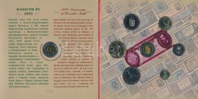 2002. 1Ft-100Ft 8klf db, szettben, benne 100Ft "Kossuth" T:BU