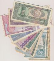 Románia 1966-1999. 30db-os vegyes bankjegy tétel T:vegyes Romania 1966-1999. 30pcs of banknotes C:mixed