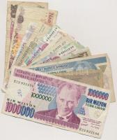 30db-os vegyes külföldi bankjegy tétel, közte Észtország, Lengyelország, Olaszország, Törökország T:...