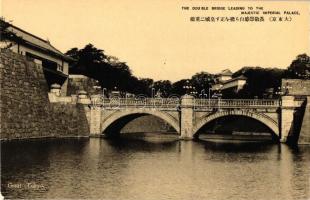 Tokyo, the double bridge leading to the majestic Imperial Palace