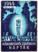 1944 Máriabesnyői zarándok naptár jó állapotban. 96p.