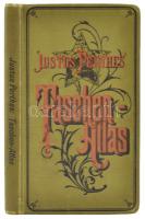 Justus Perthes Taschen-Atlas. Szerk.: Habenicht, Hermann. Gotha, 1905, Justus Perthes. 24 db rézmetszetes térkép nyomatával. Gazdagon díszített vászonkötésben, jó állapotban.