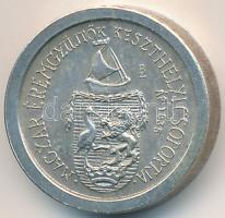 Bogár Lívia (1957-) 1987. "MÉE-Keszthely / III. Numizmatikai Nyári Egyetem" jelzett Ag eml...