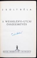 Zsolt Béla: A Wesselényi-utcai összeesküvés. Bp., 1937, Nova Irodalmi Intézet. Díszes vászonkötésben...