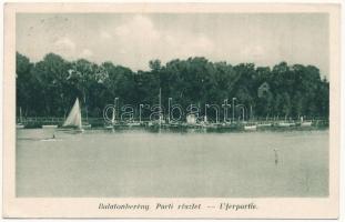 Balatonberény, kikötő, hajók (EK)
