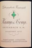 1927 Német vegyiárú forgalmazó cég képes ismertető füzete, a különböző vegyi anyagok elkészítésének ...