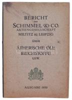 1930 Német vegyiárú forgalmazó cég képes ismertető füzete, a különböző vegyi anyagok elkészítésének módjaival és az üzemek adataival / 1930 German chemical-ware company. Picture booklet with advertising. 264p. + XII.
