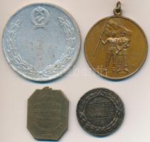 4db-os vegyes magyar díjérem és emlékérem tétel, közte Berán Lajos (1882-1943) DN "Ferenczváros...