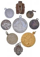 9db klf magyar és külföldi fém vallási érem, jelvény T:2,2-
9pcs of diff metal religious medal, bad...