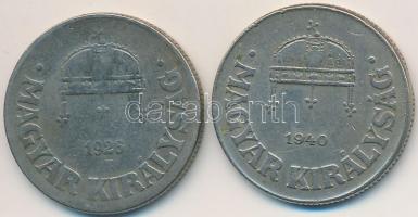 1926. 50f Cu-Ni + 1940. 50f Cu-Ni T:2,2-