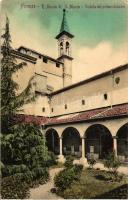 Firenze, Florence; R. Museo di S. Marco - Veduta del primo chiostro / San Marco monastery, courtyard interior (EK)