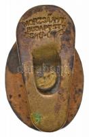 ~1930. "MORS" ciszterci zománcozott fém iskolajelvény "MORZSÁNYI BUDAPEST ESKÜ ÚT 5.&...