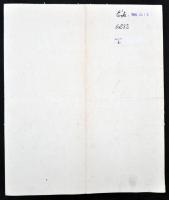 1940 Nagykőrös, MÁV Vasúti vendéglő büféjének étlapja