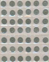 Vegyes: 1915. 10f alpakka (30x) + Ausztria 1915. 10h alpakka (12x) mind berakólapon T:vegyes