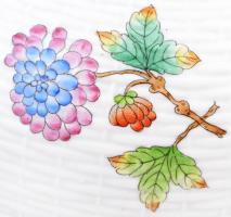 Herendi Viktória mintás váza, kézzel festett, jelzett, hibátlan, m:27 cm