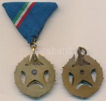 1951. "Közbiztonsági Érem" arany fokozata a rendőrség tagjai részére, aranyozott kitünteté...