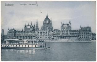 Budapest V. Országház, gőzhajó