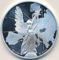 Kósa István (1953-) 2000. "Európa Közepén 1100 éve" Ag emlékérem (31,09g/0.999/42,5mm) T:P...