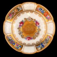 Rosenthal mokkás csésze és alj, jelzett, matricás, hibátlan