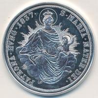 DN "Magyar tallérok utánveretben - V. Ferdinánd tallérja 1837" Ag emlékérem tanúsítvánnyal...