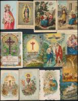cca 1885-1926 25 db régi litho szentkép / 25 holy cards