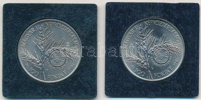 1981. 100Ft "FAO" eredeti tokban tanúsítvánnyal (2x) T:BU