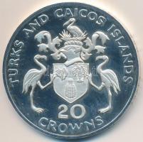 Turks- és Caicos-szigetek 1974. 20C Ag "Winston Churchill születésének centenáriuma" díszt...