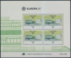 1987 Europa CEPT, építészet blokk Mi 8