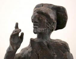 Kerényi Jenő (1908-1975): Próféta. Bronz, jelzett,  m:41  cm